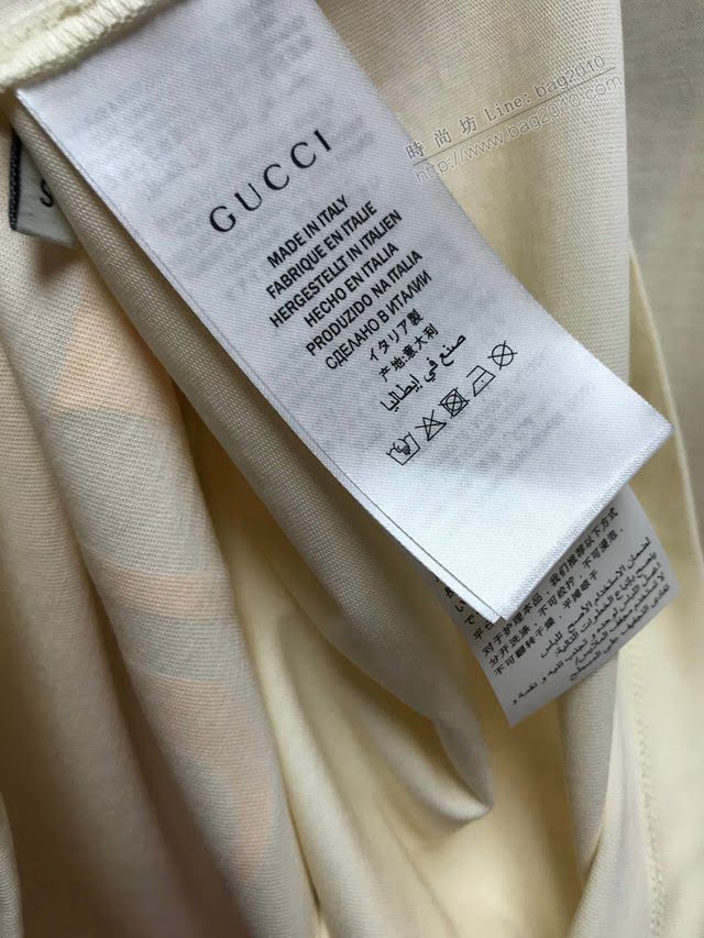 Gucci夏裝短袖 古馳2020新款T恤 男女同款  tzy2404